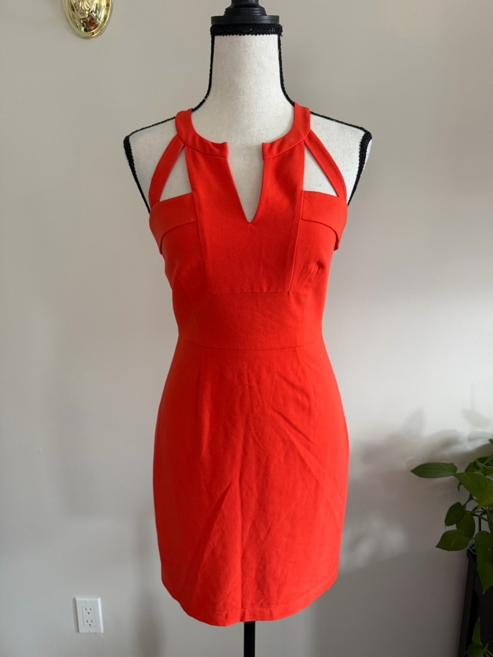 BCBGMaxAzria Cutout Mini Dress